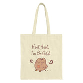 Cute Owl Tote Bag, Hoot Hoot Im So Cute, Kawaii Animal Art, Everyday Bag, Shopping Bag, Gift Idea for Owl Lovers, Reusable Tote - Tawshia